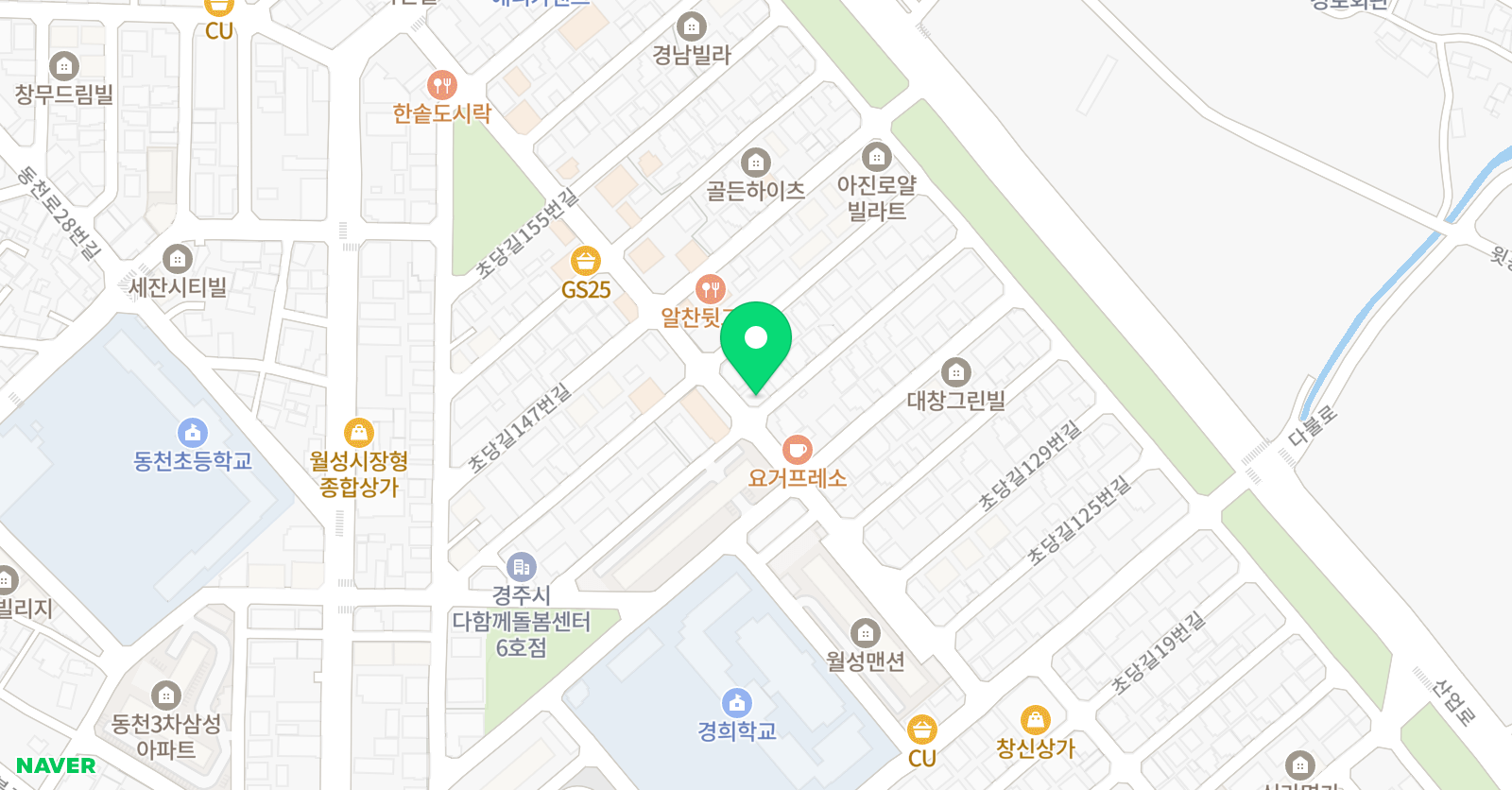 수풀림 학원 위치
