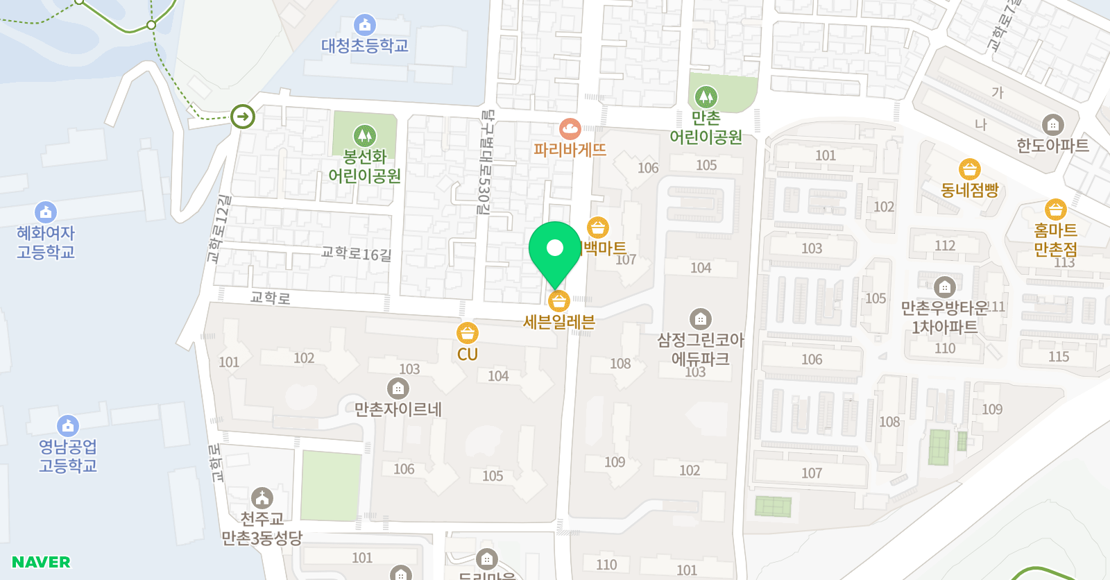 계명대 대구 태권도 위치