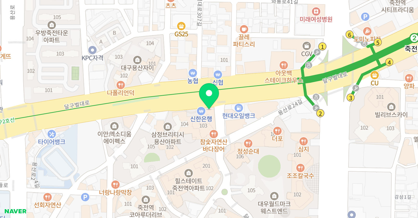 하마 영어학원 위치