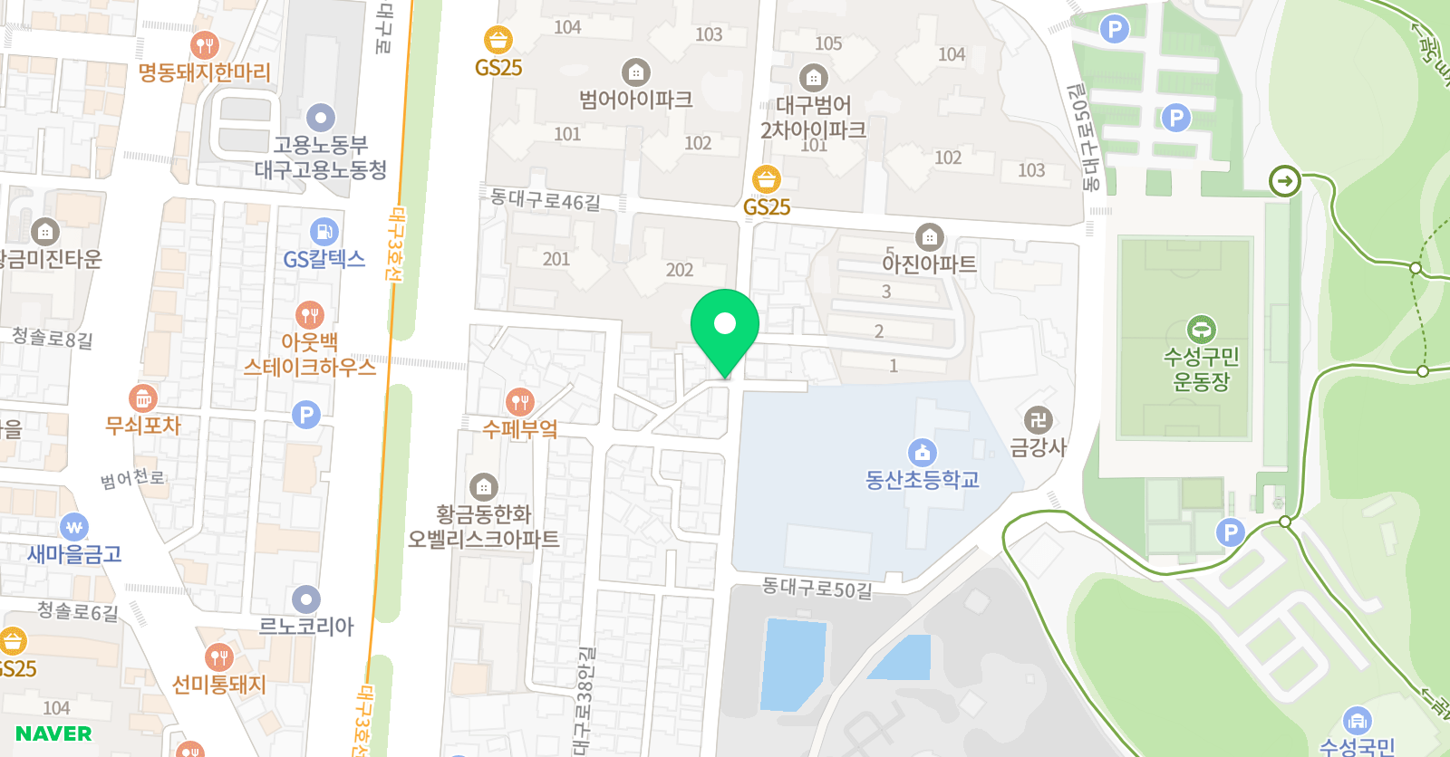 동산 피아노 위치