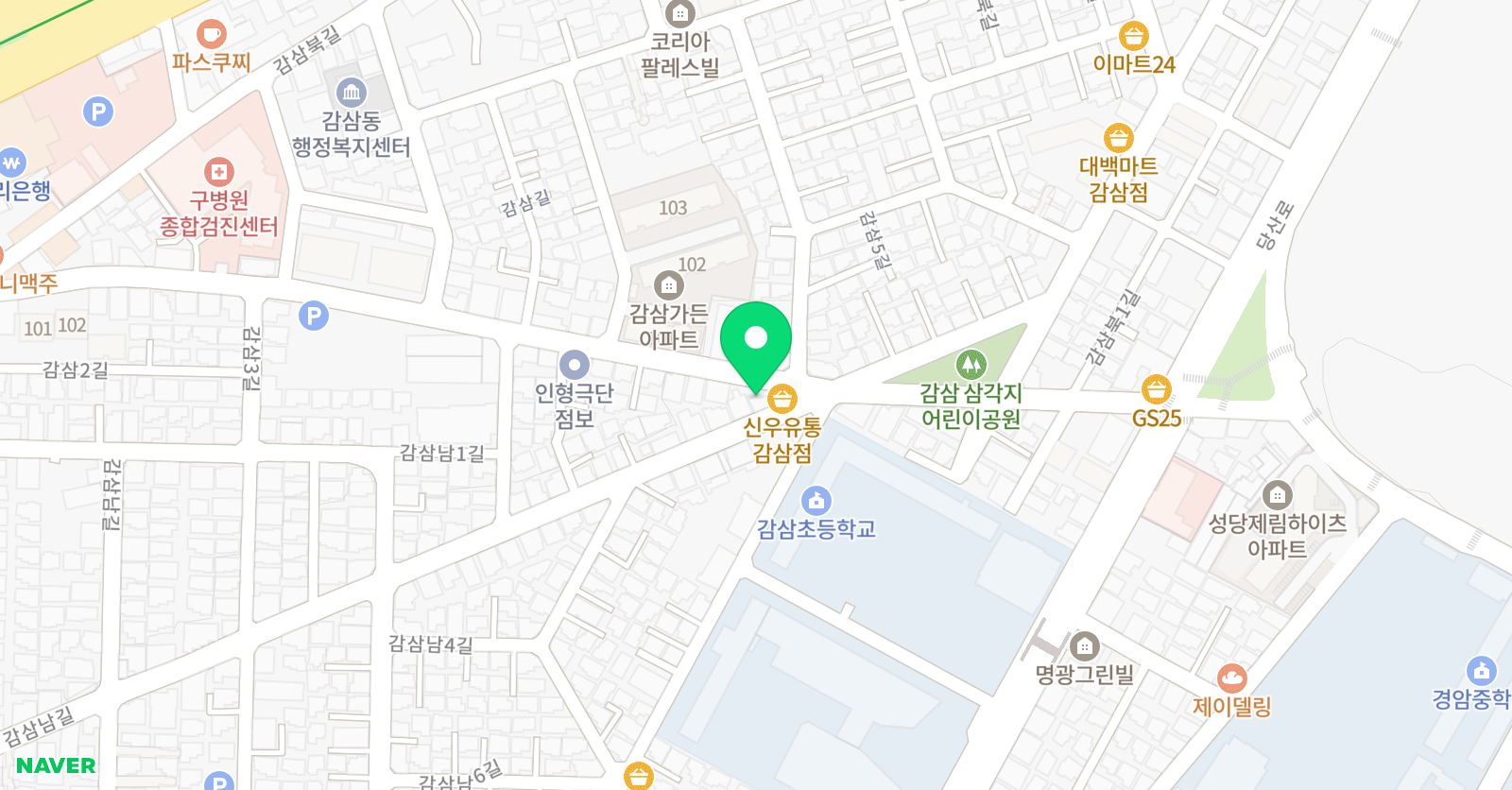 더바른태권도 파워점핑줄넘기클럽 키즈스포츠 위치