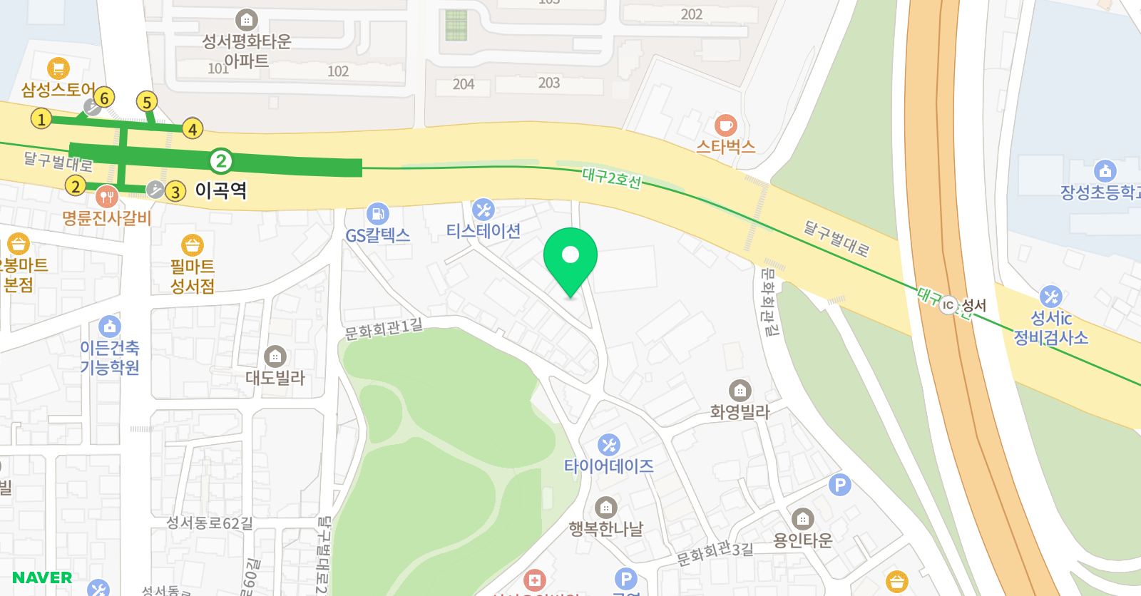대구 TBP 유소년야구단 위치