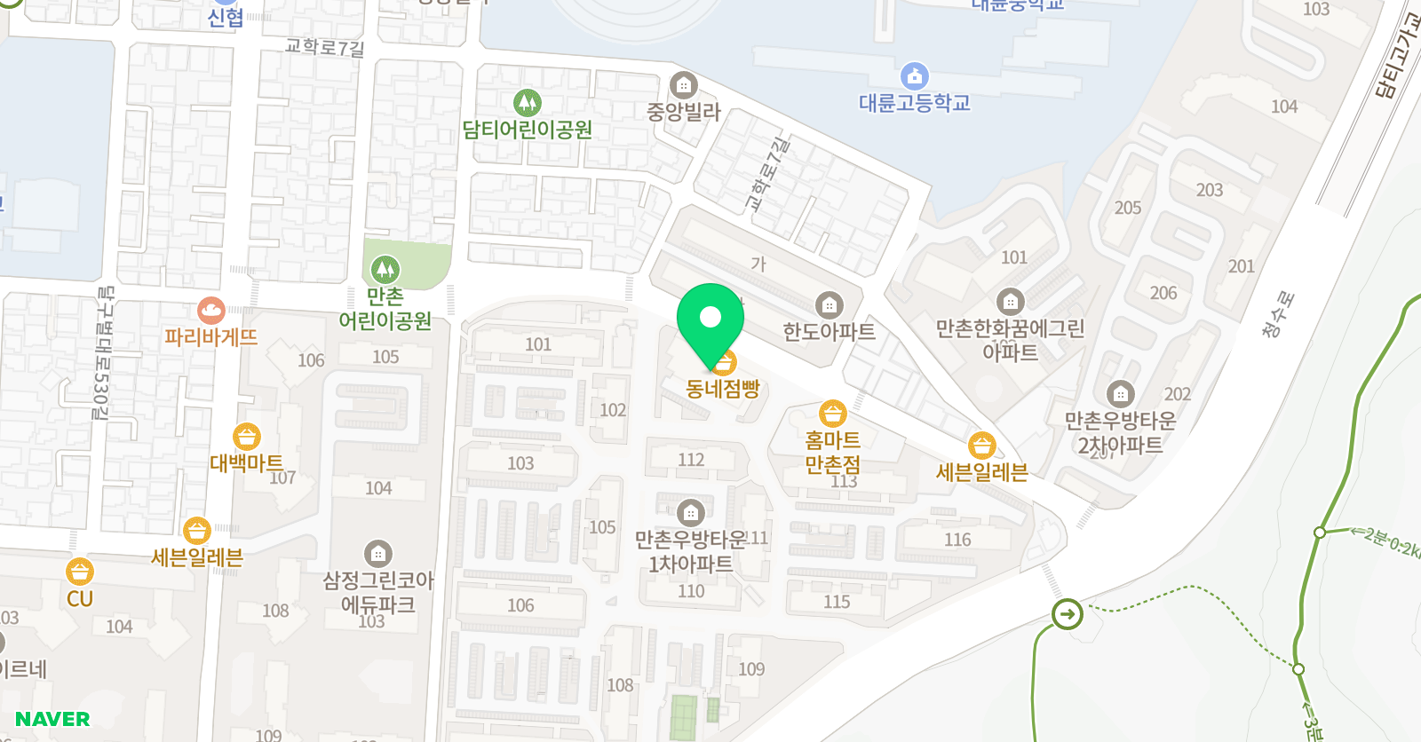 대청초 영어 위치