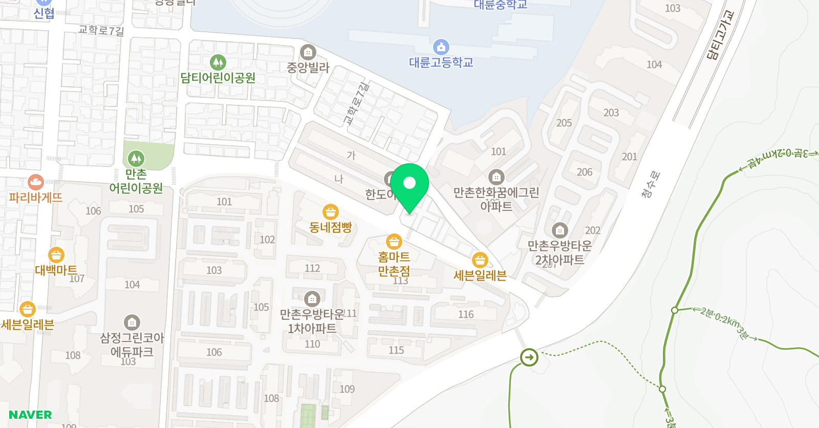 로보티즈키즈랩 로봇과학교습소 만촌 위치