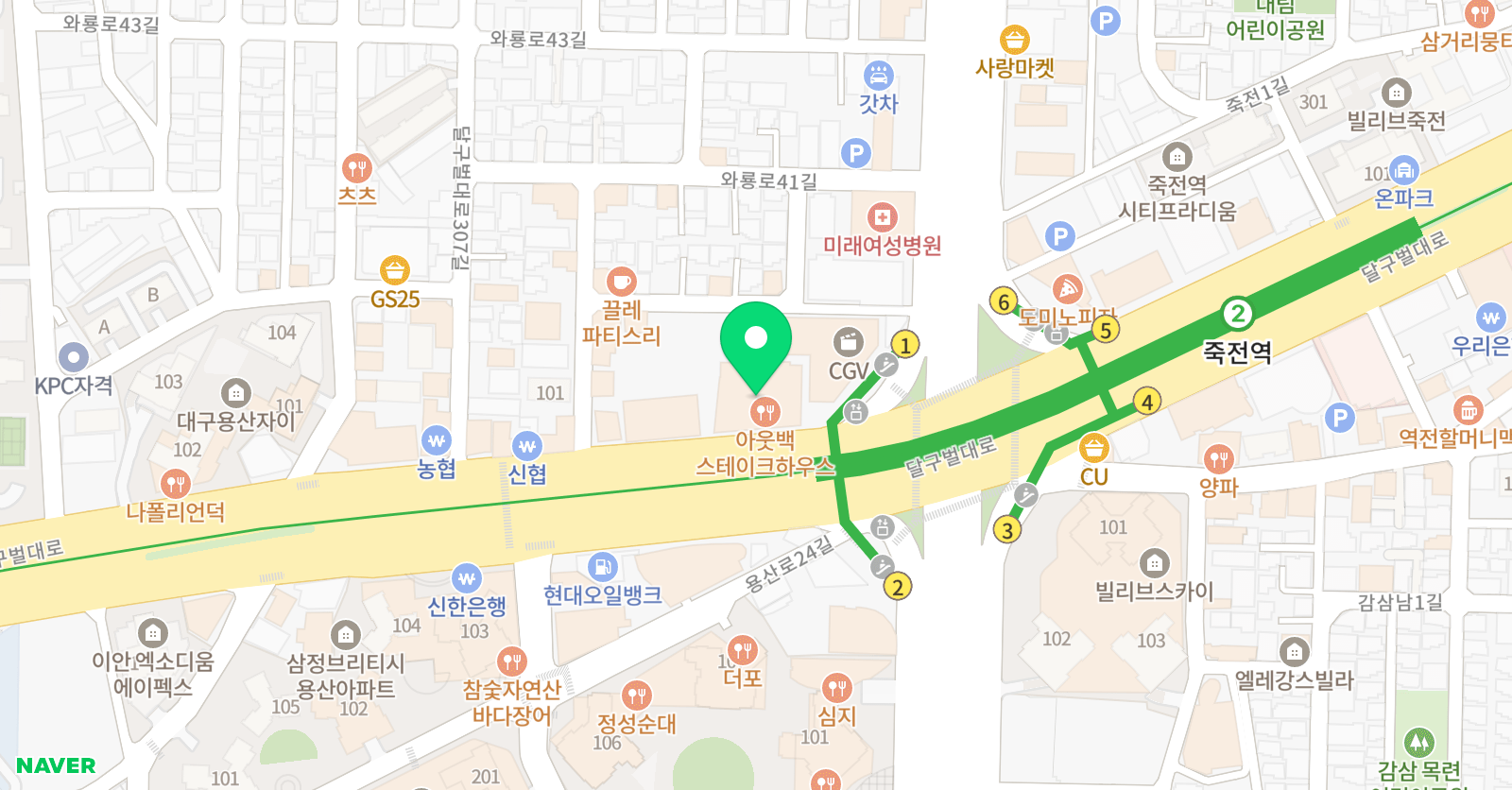디자인달리미술학원 위치