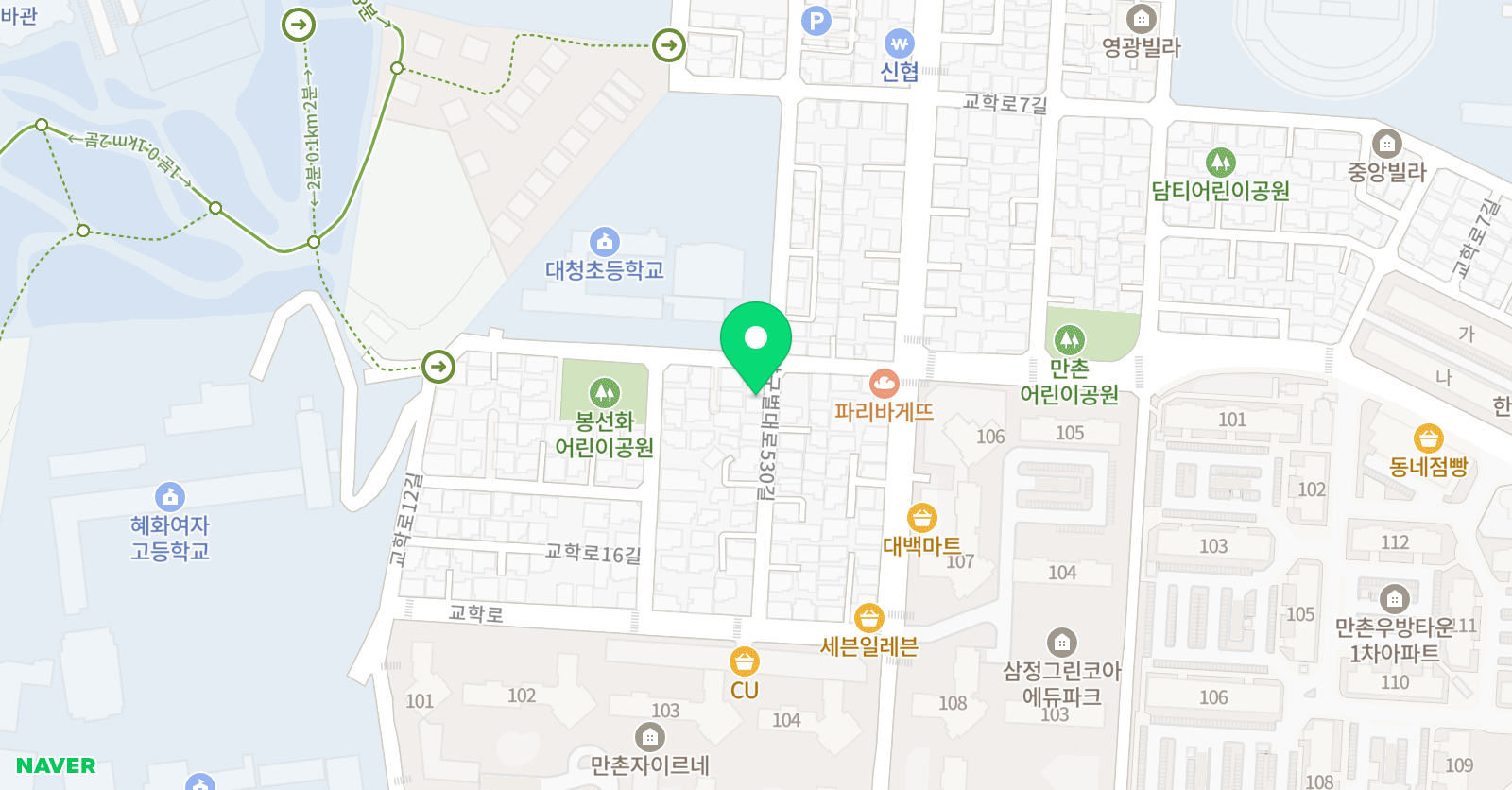 헤라매쓰 수학학원 위치