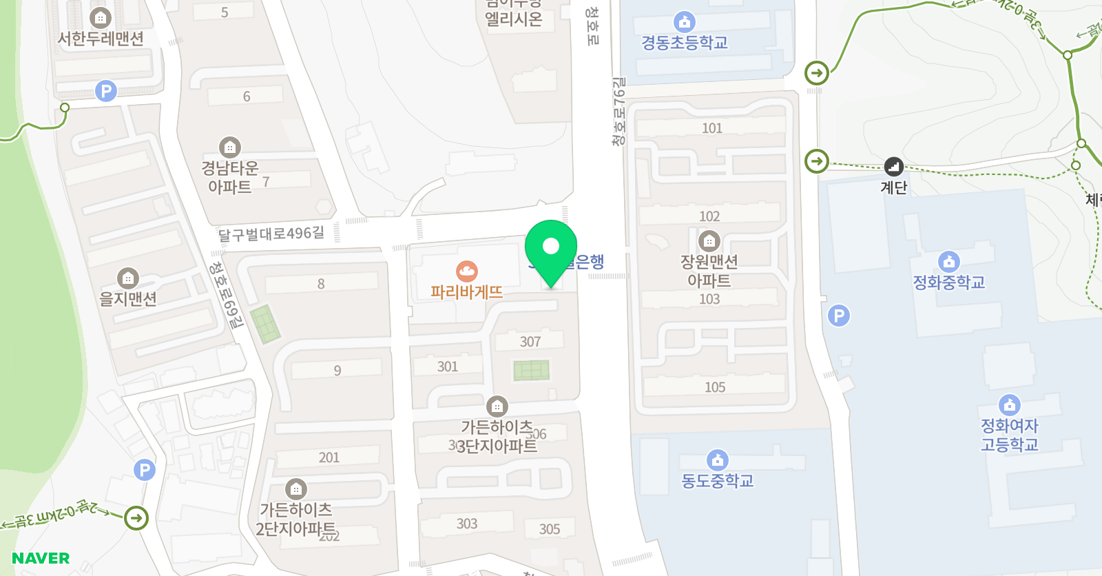 위더스 영어수학학원 위치