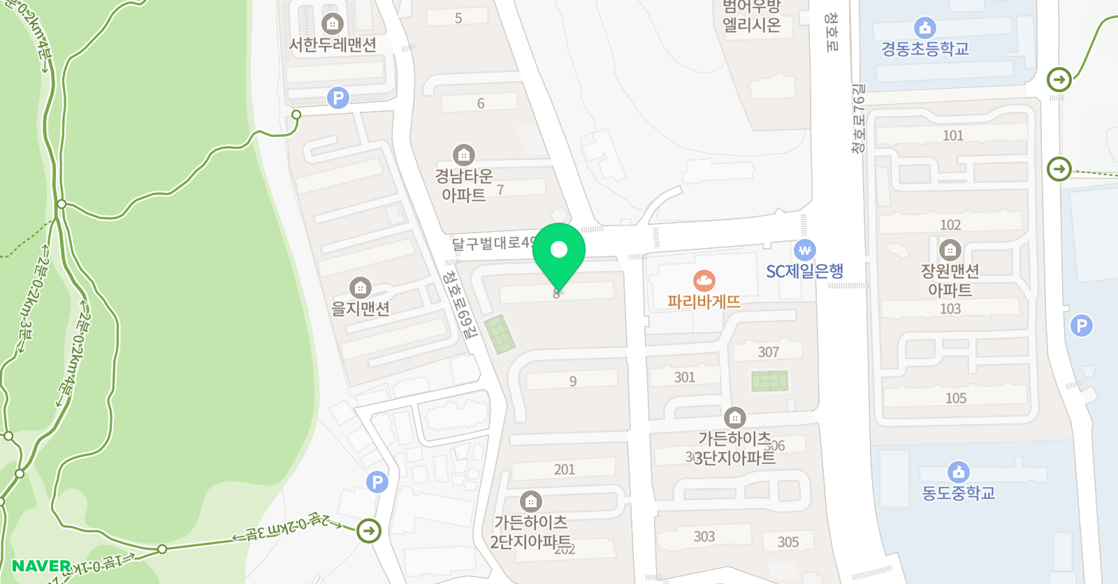 범어포인트매쓰 위치