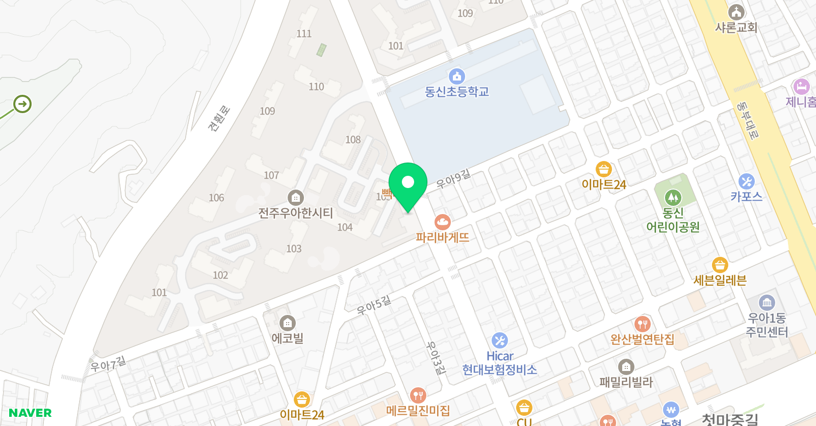 꾸믈꾸는 미술학원 위치