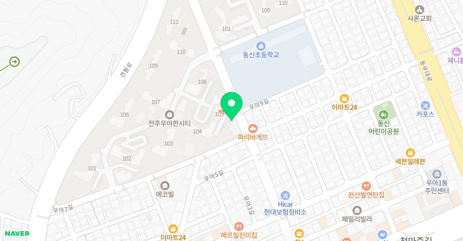 아티버스 미술교습소 위치