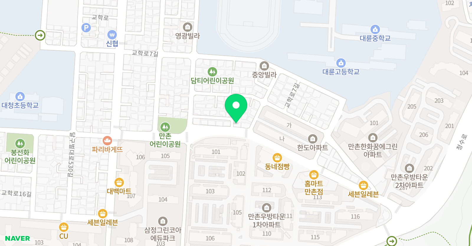 빨간펜 수학의달인 수성만촌점 위치
