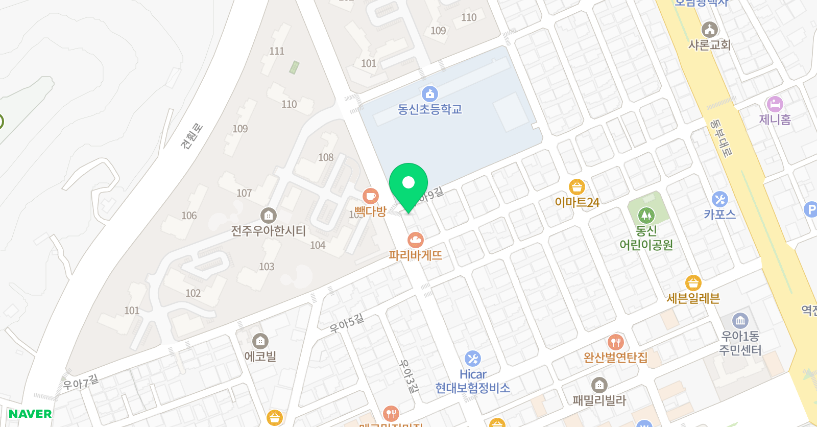 드로잉 미술 위치