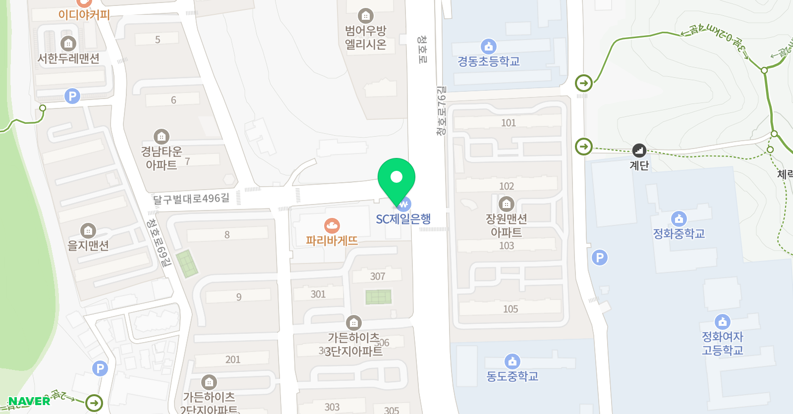 토브 영어학원 위치