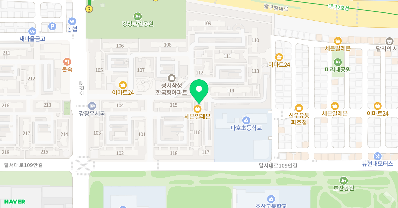 어린음악대 호산원 위치