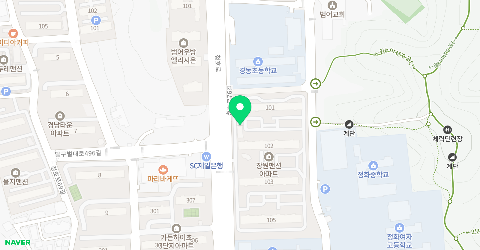 칸타타 피아노음악교습소 위치