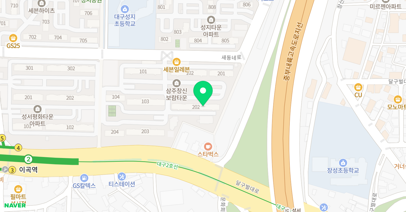 빨간펜 수학의달인 대구용산점 위치