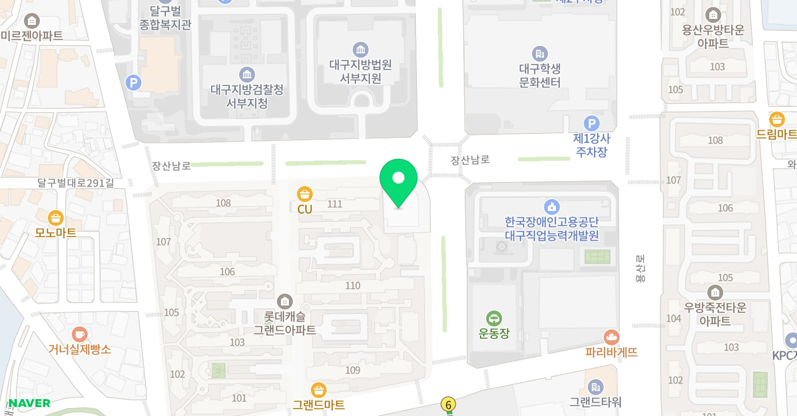 뮤엠 영어 대구경북본부 교육장 위치