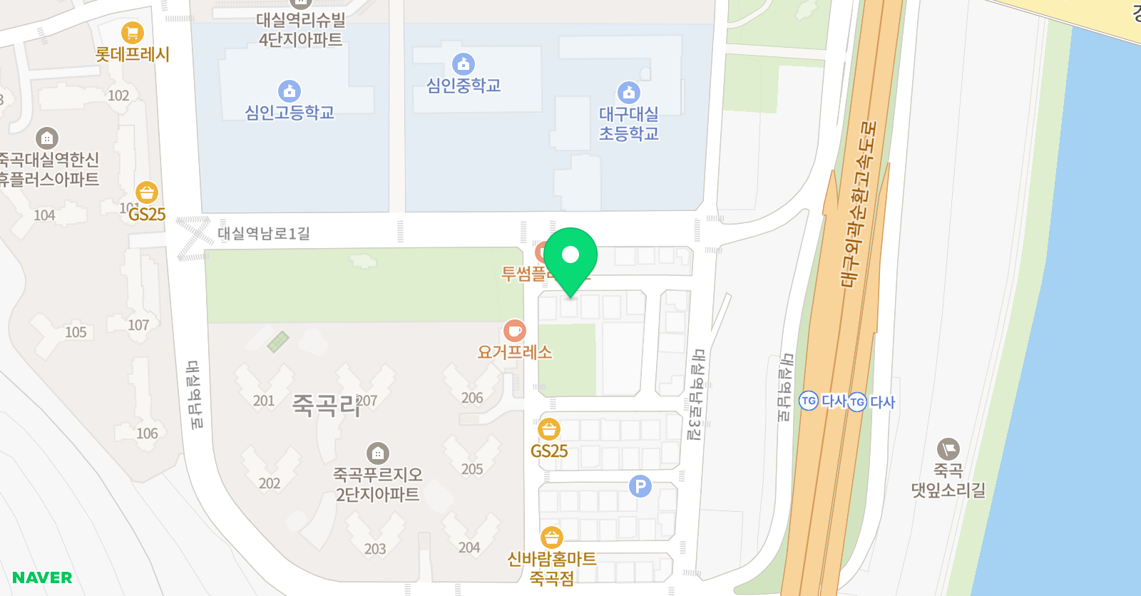 엠투엠 수학학원 위치