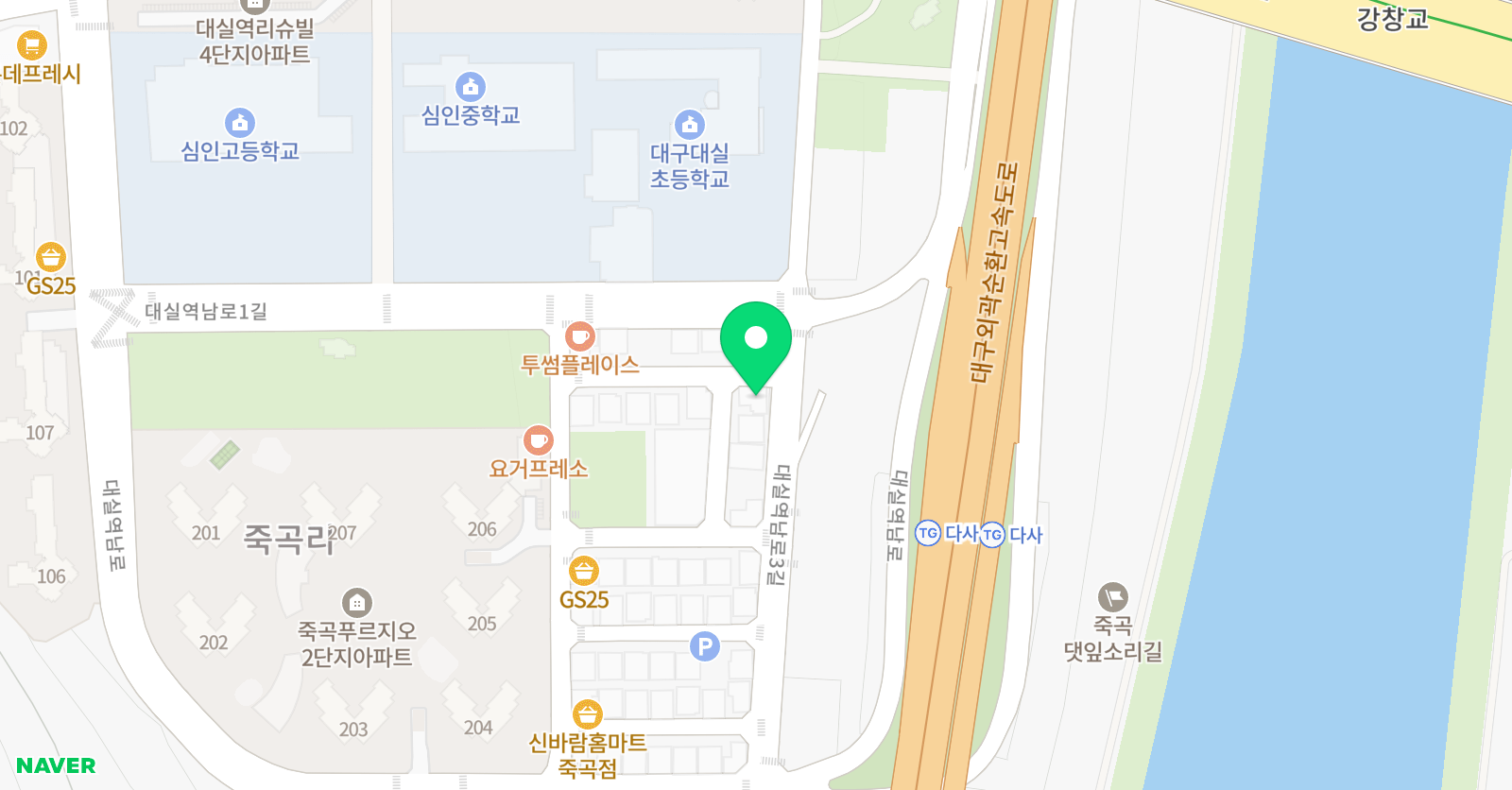 씨엠 영어학원 위치