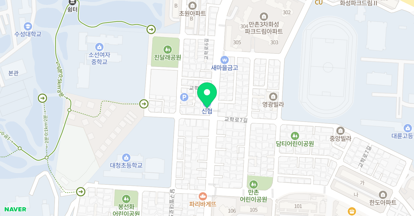 영감 수학과학학원 위치