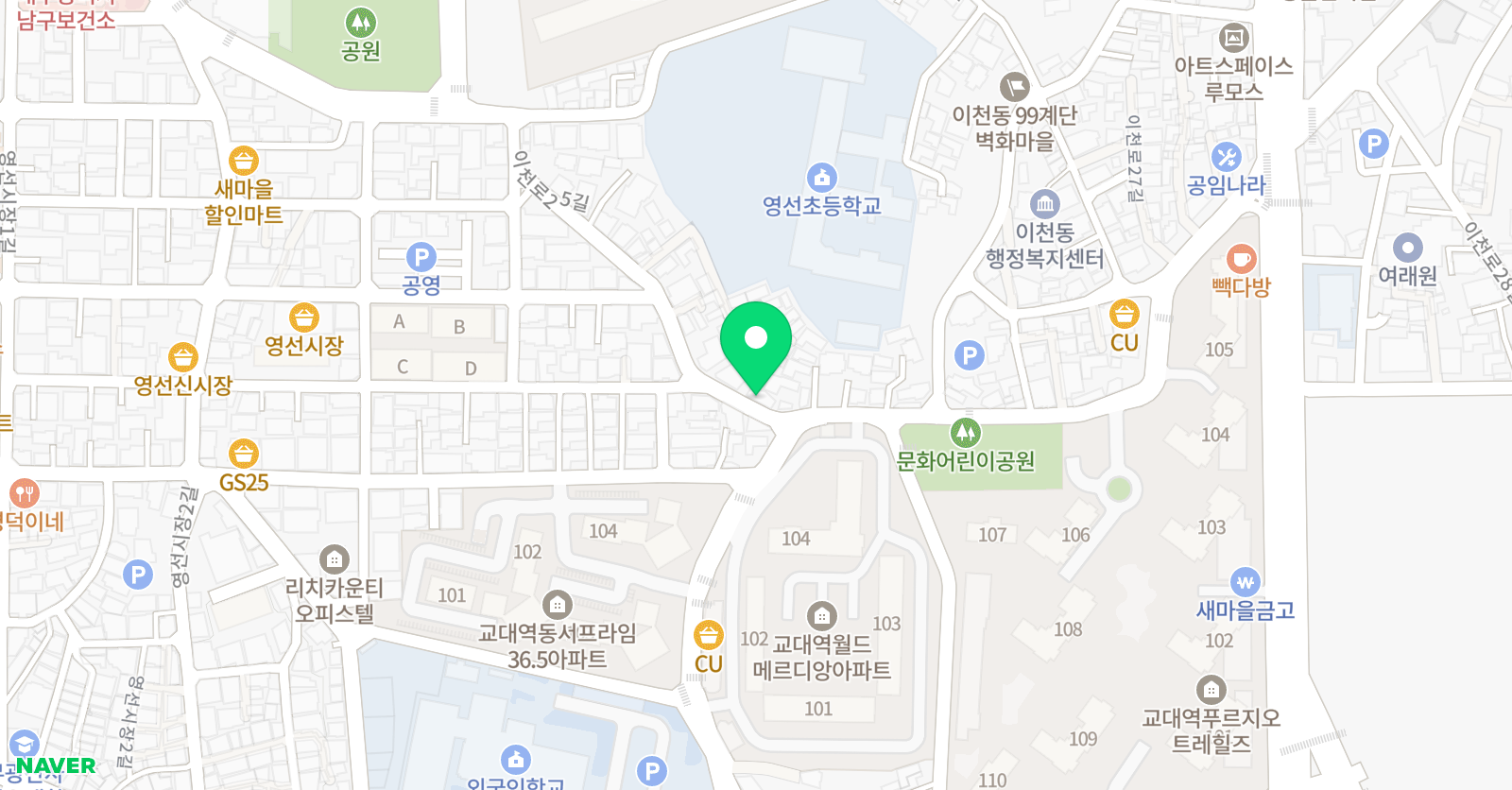 어울림 피아노교습소 위치