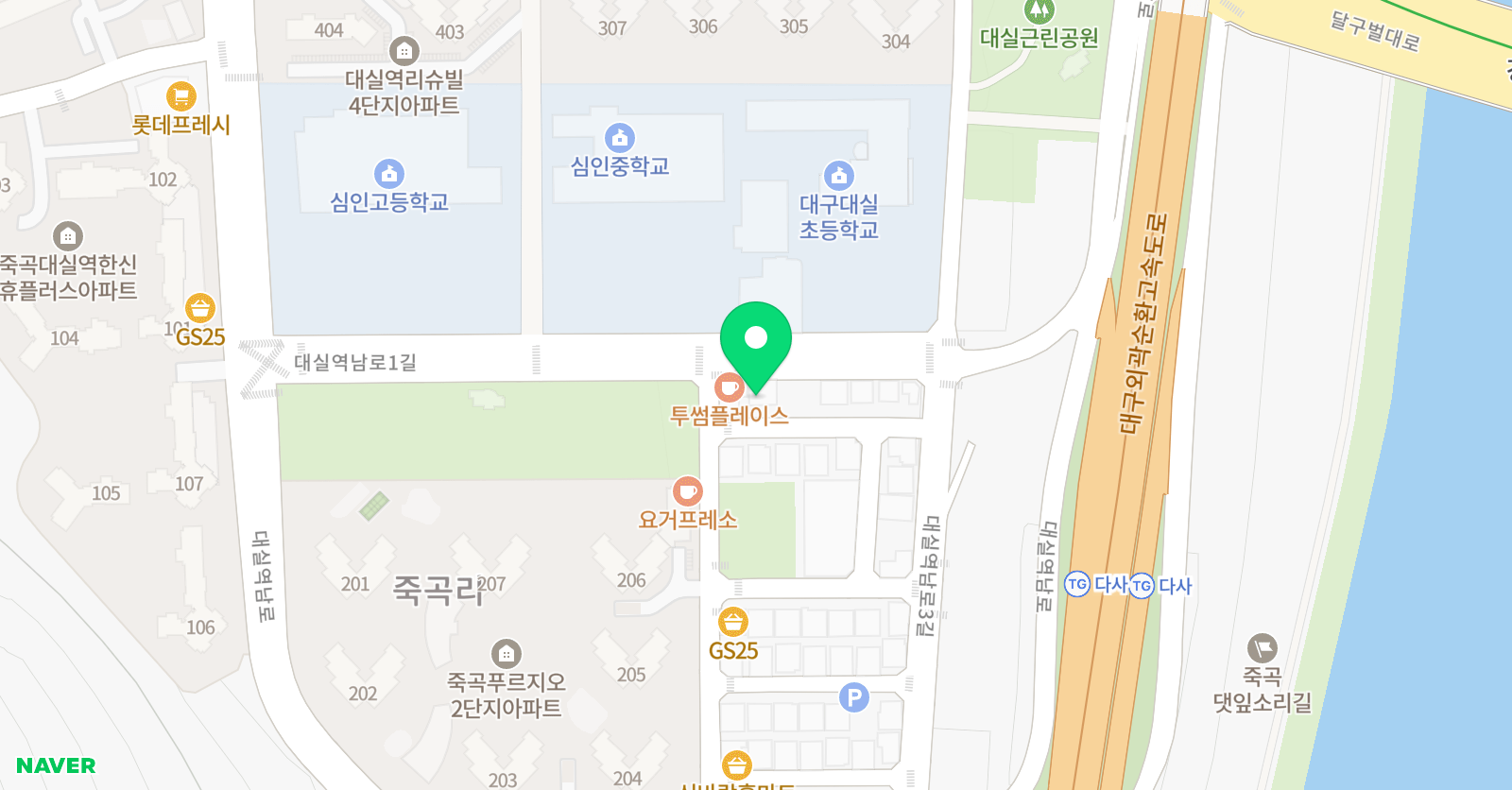 계명대가람 태권도장 위치
