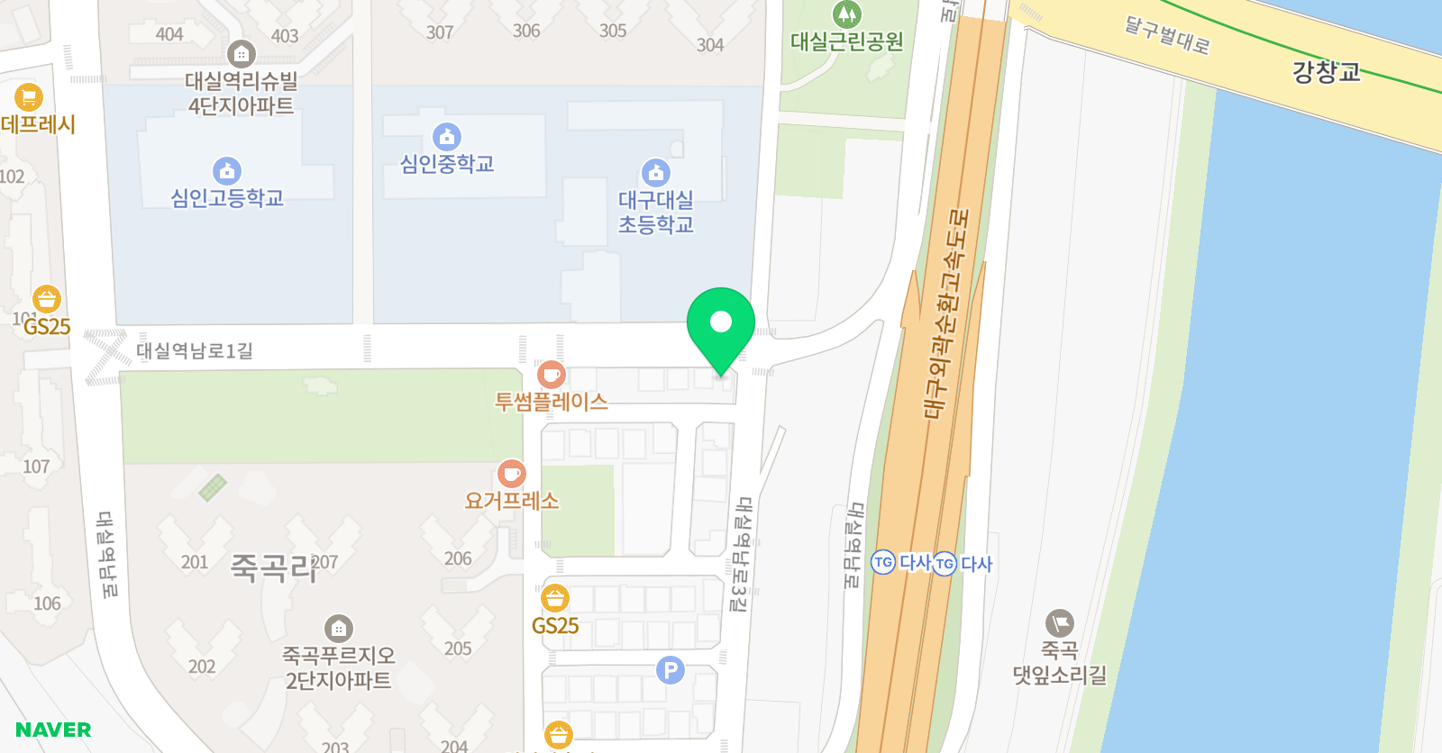 더쎈 수학학원 위치