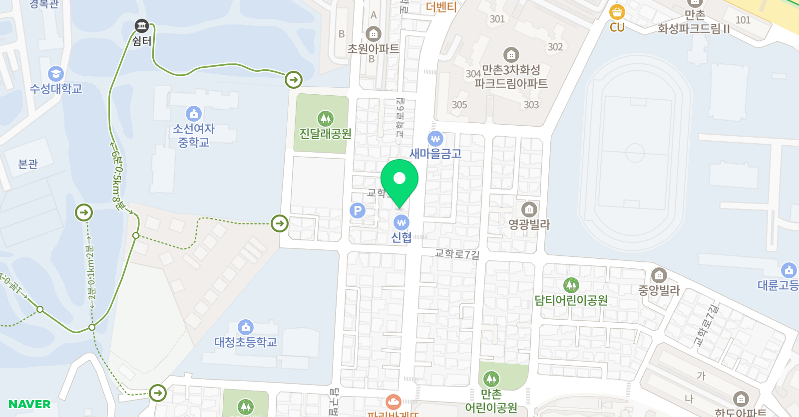 길라잡이 학원 위치