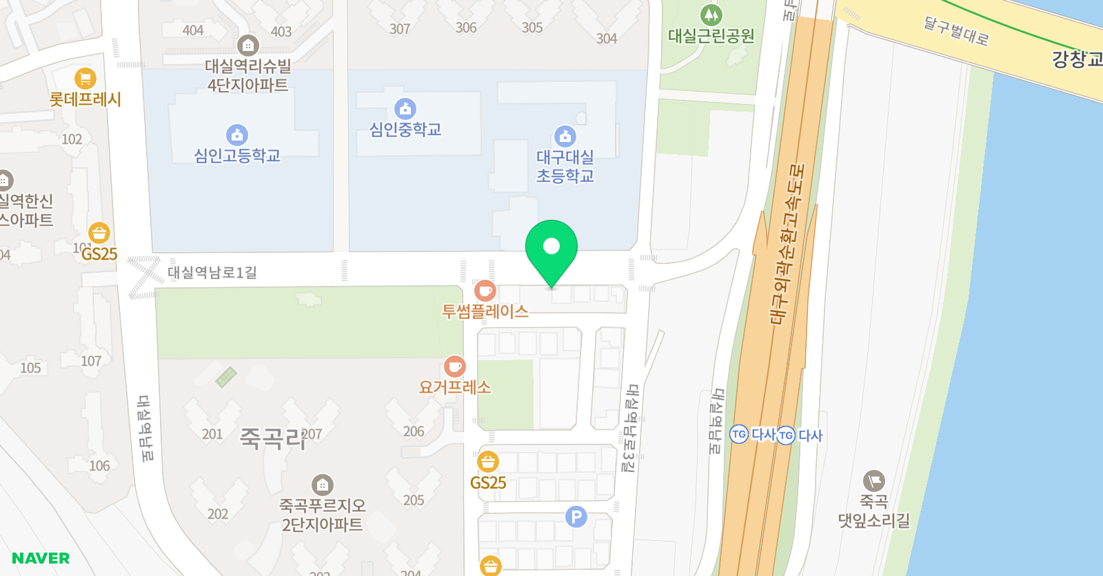 리드인 독서중심논술학원 대실초점 위치