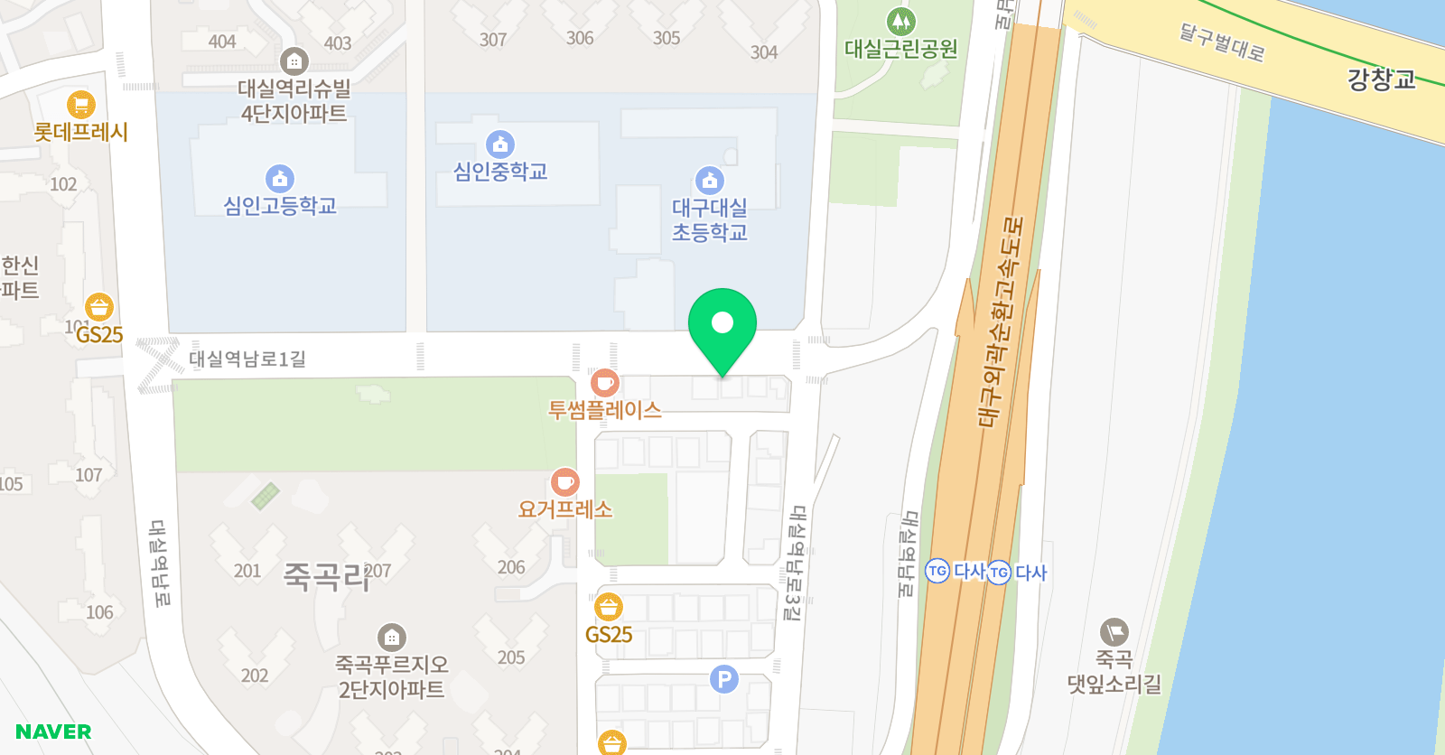 차일드유 죽곡PLS캠퍼스 위치