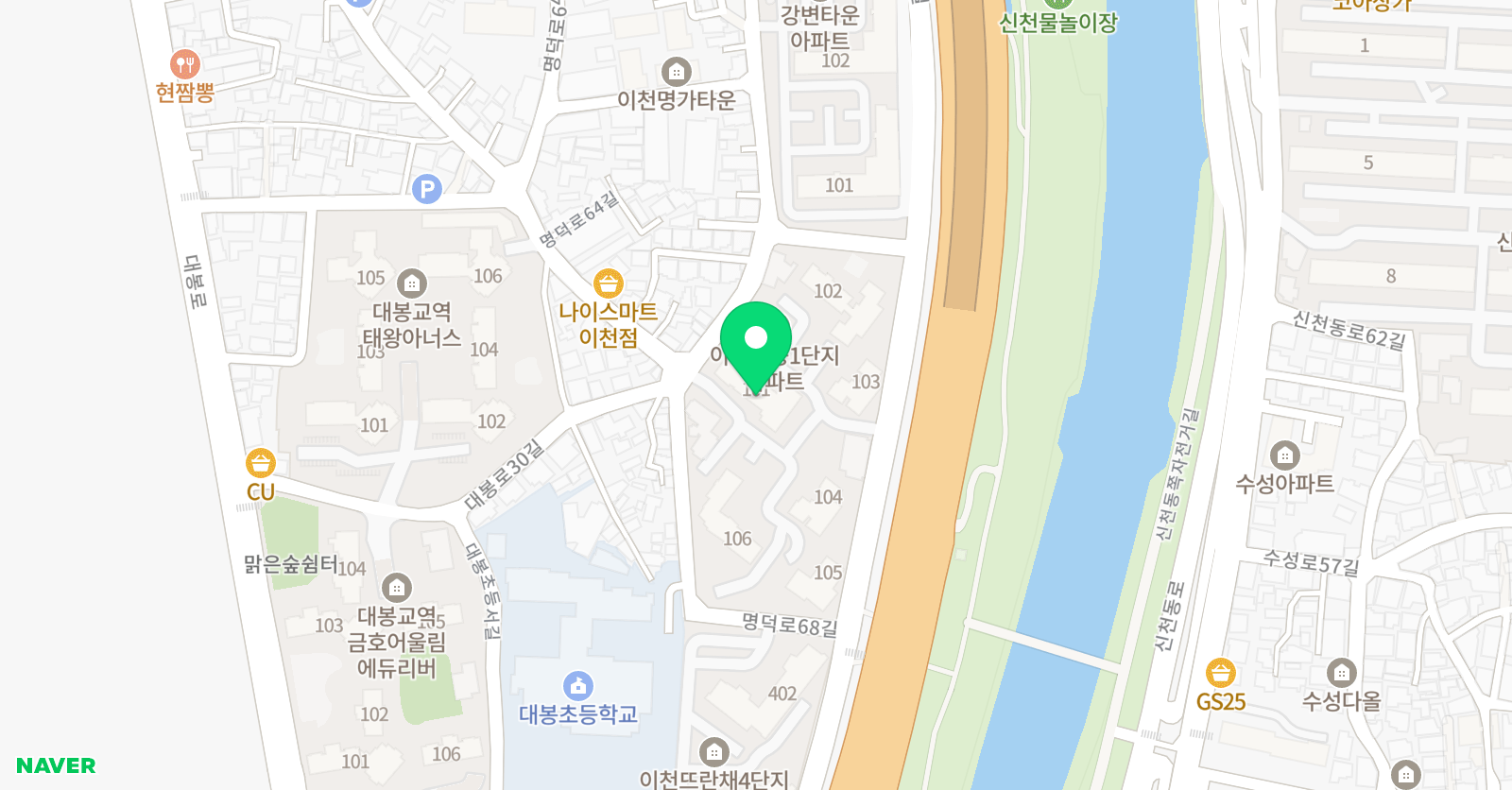 푸르넷 공부방 구경희공부방 위치