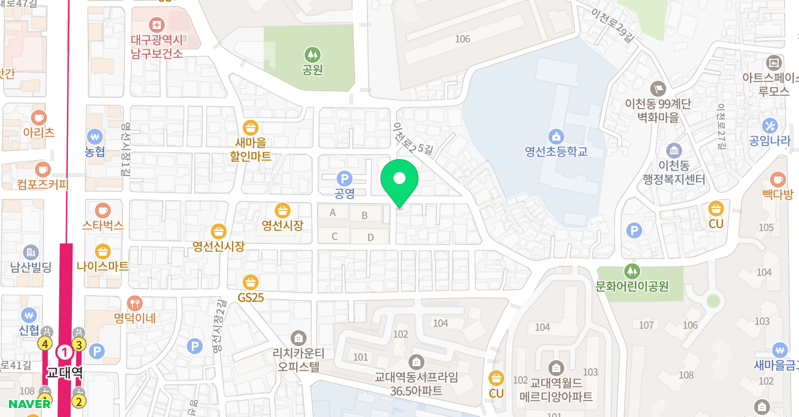 찬미 피아노교습소 위치