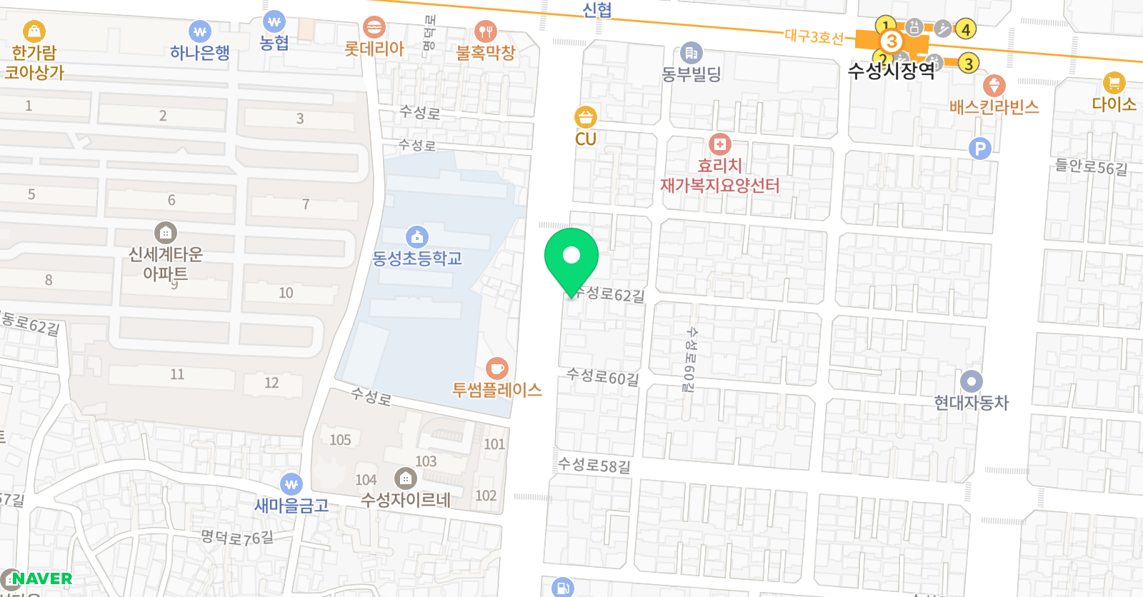 K&K 수학영어 위치