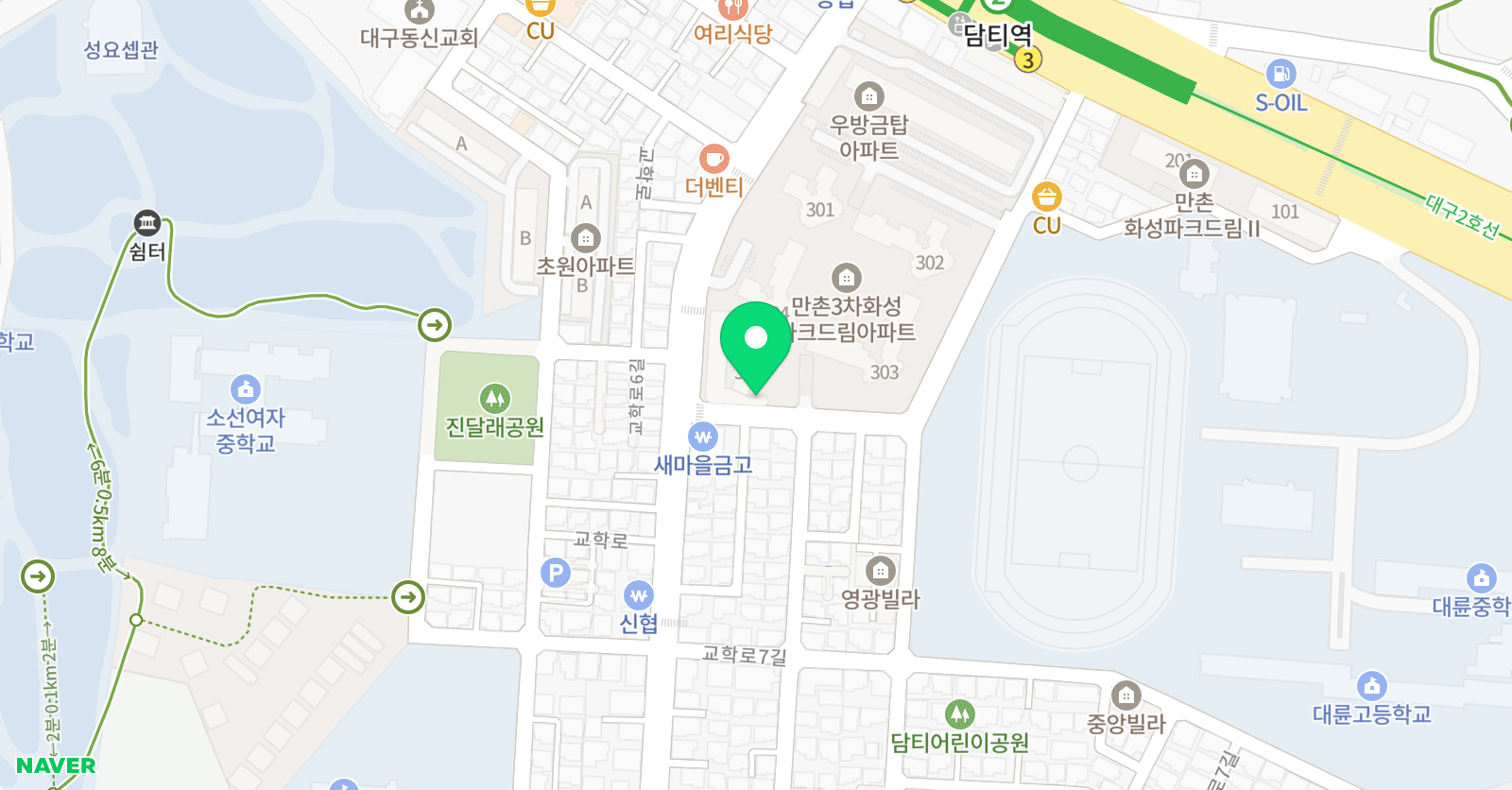 명문FM 수학교습소 위치