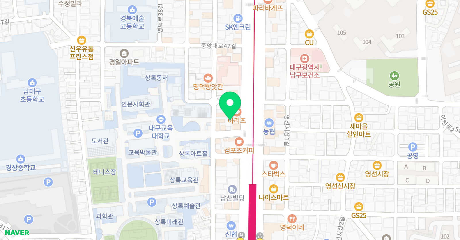 플라츠11 무용학원 위치