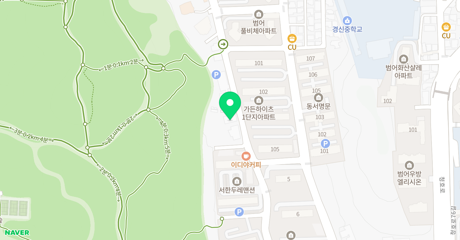 영어는에스티엘 어학원 위치