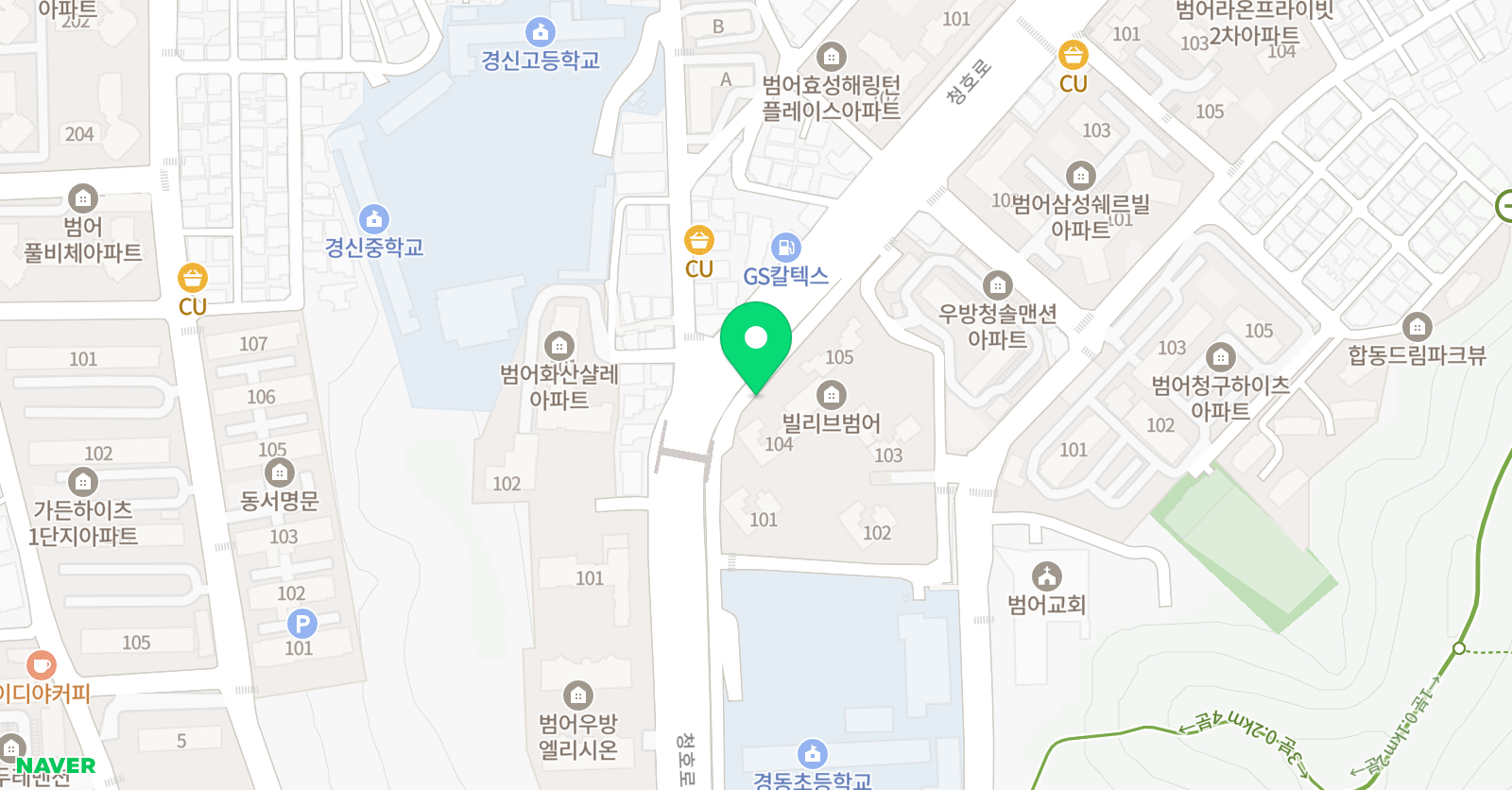 소리숲 피아노음악교습소 위치