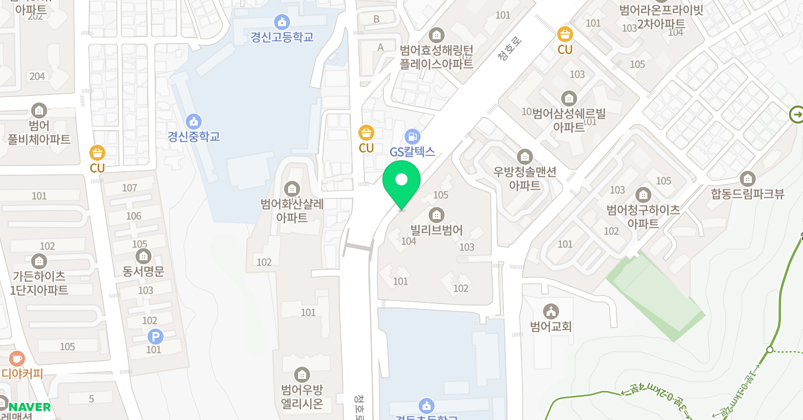 해법 영어 범어경동교실 위치