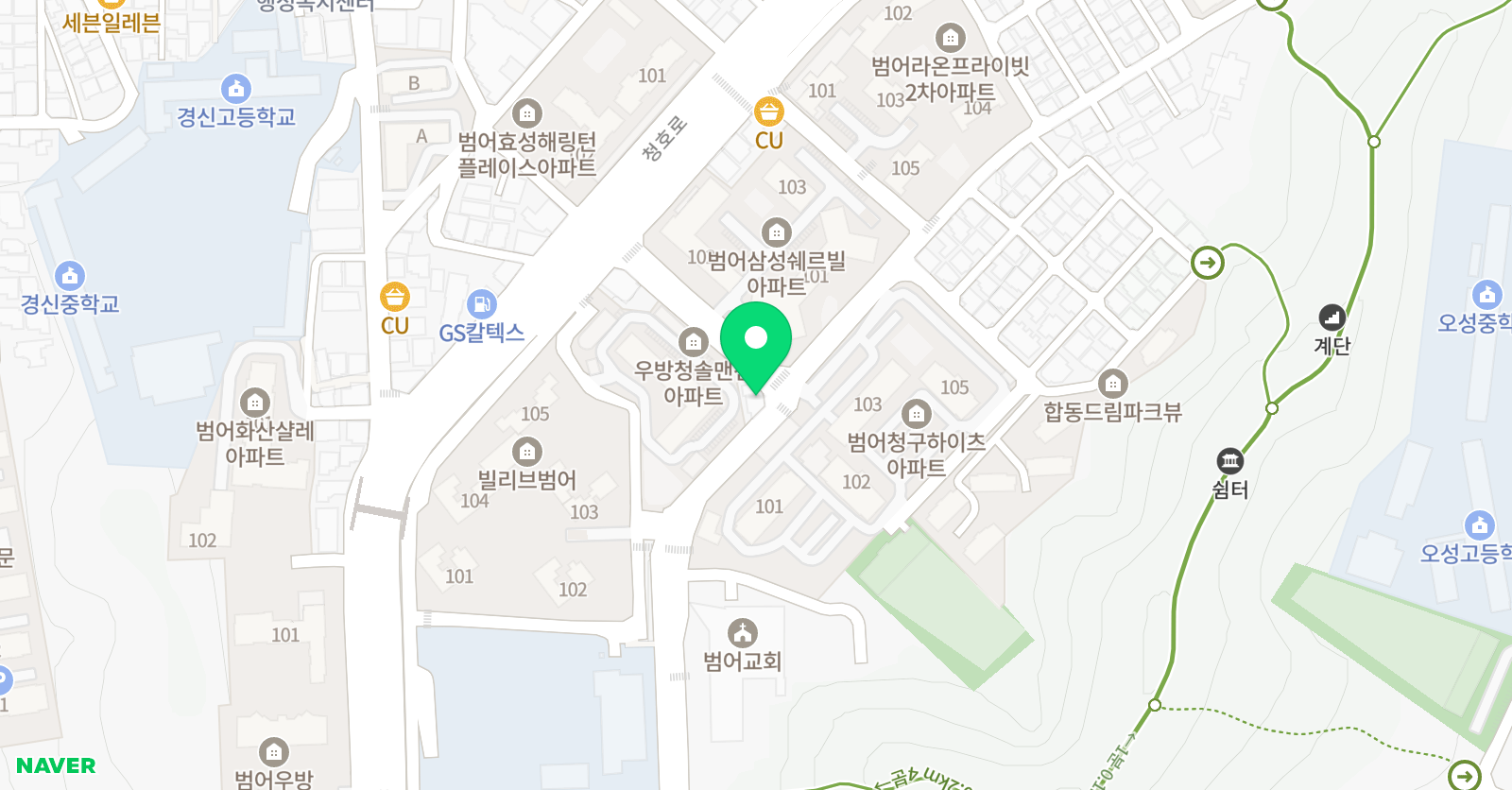 윤선생 우리집앞영어교실 대구경동점 위치