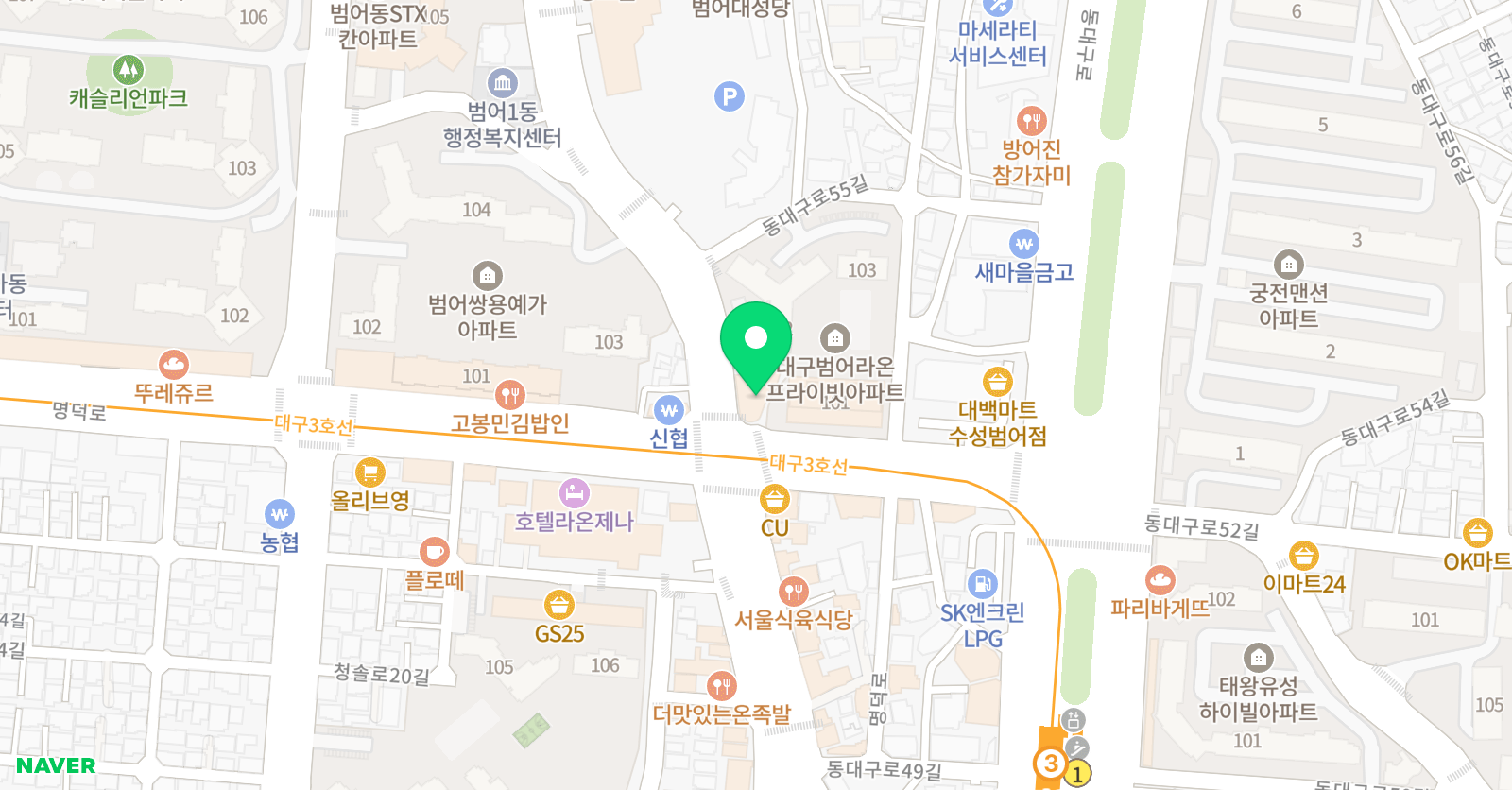 더아이 스포츠 위치