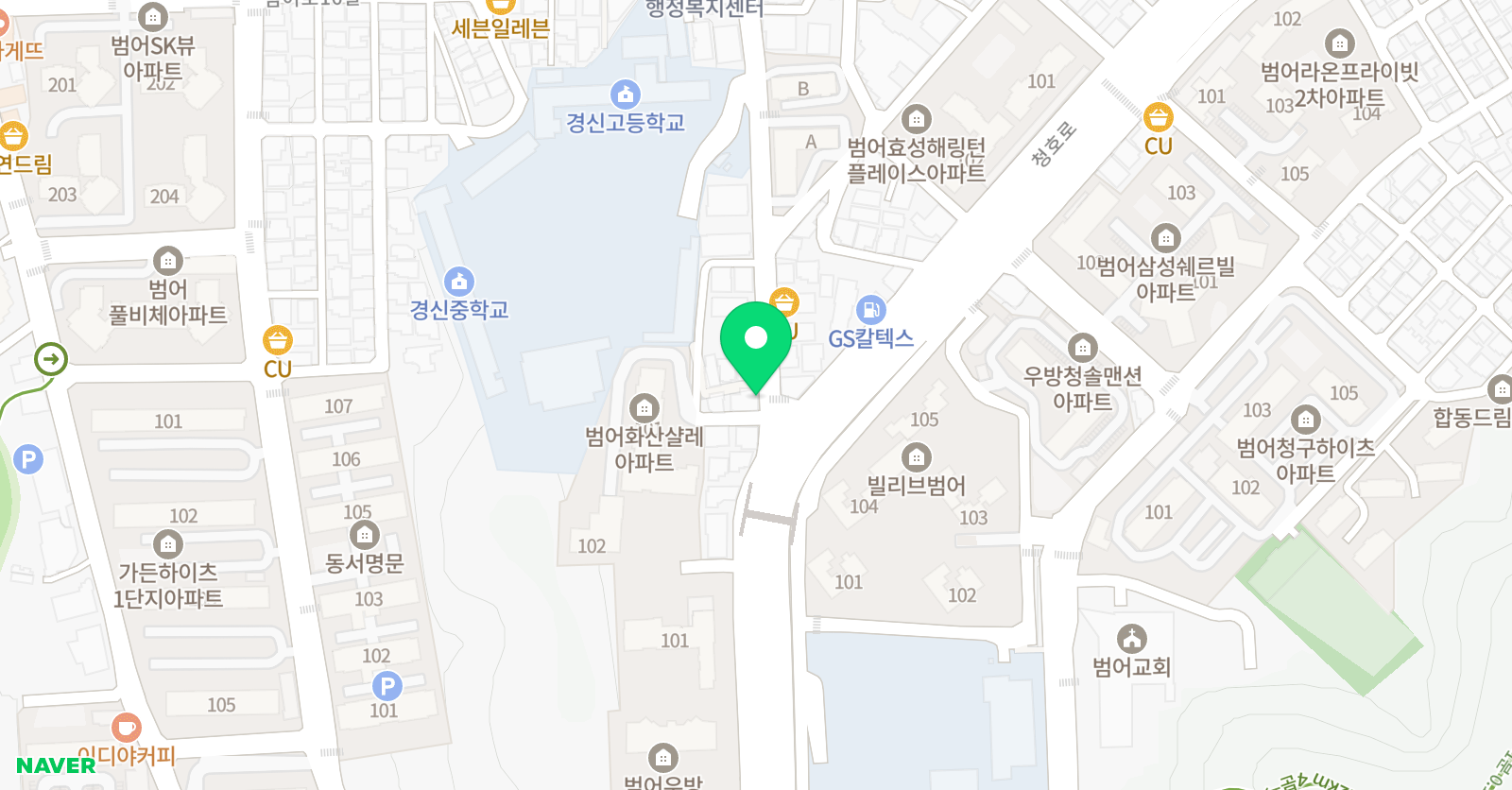 리딩오션 독서논술 경동센터 위치