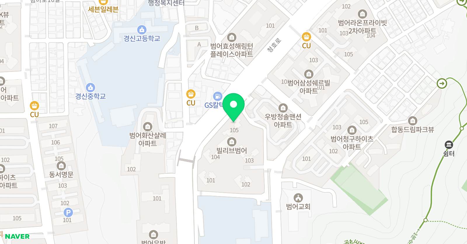 원테이블 영어교습소 위치