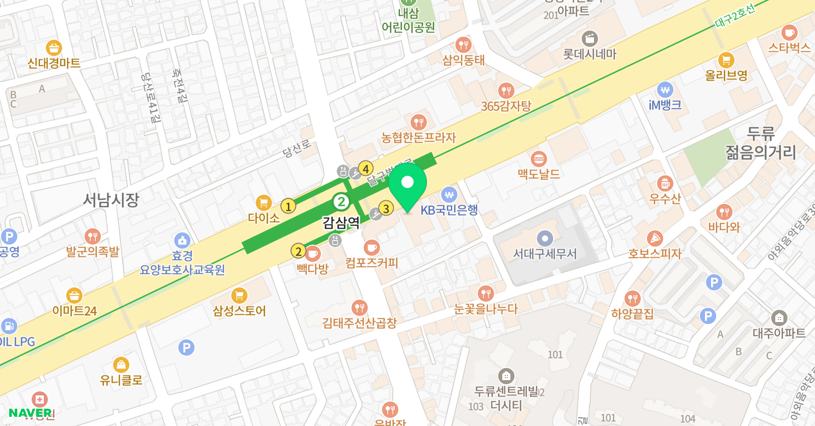 노블 수학학원 위치