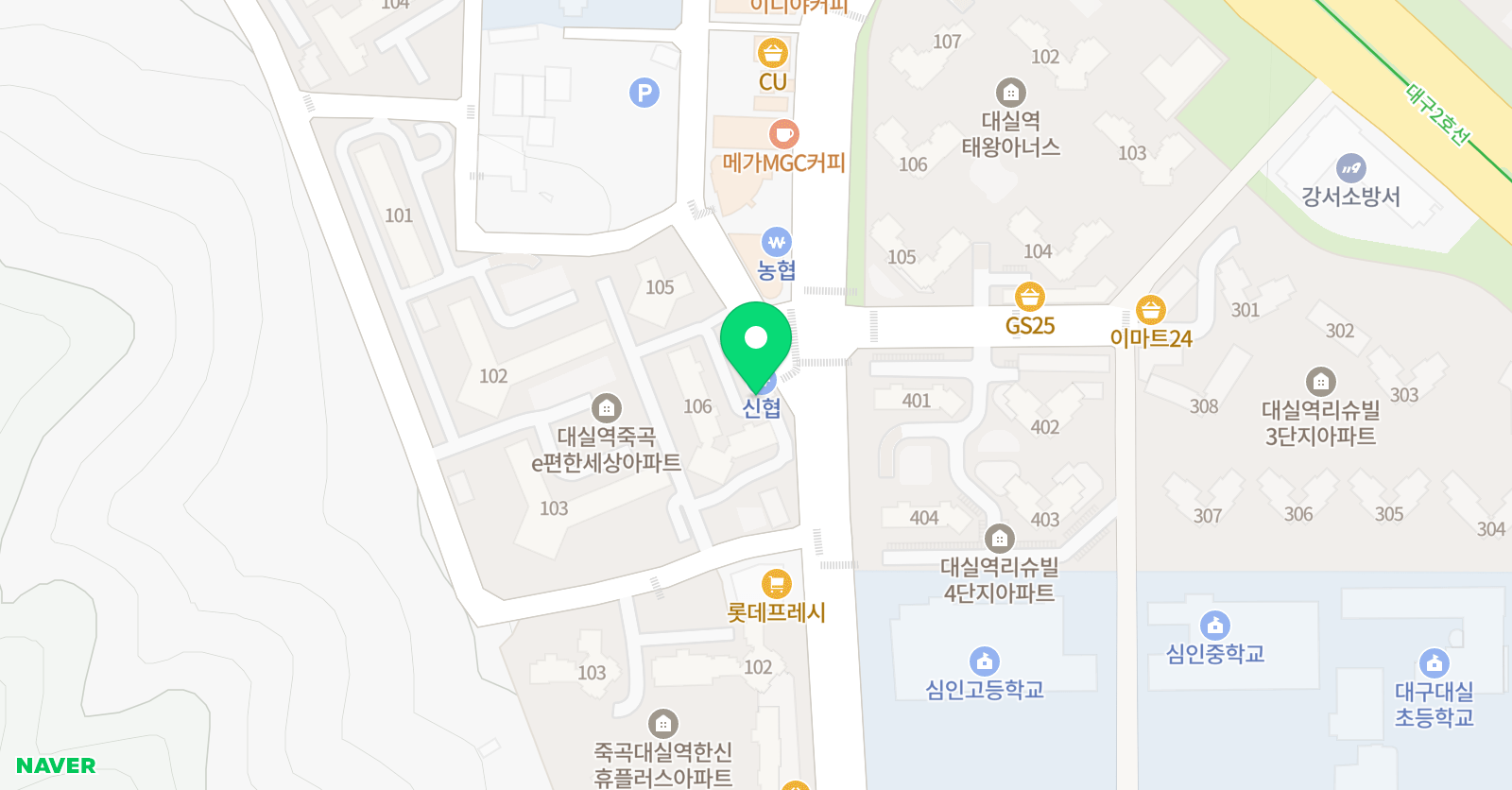 계명대태양 태권도 위치