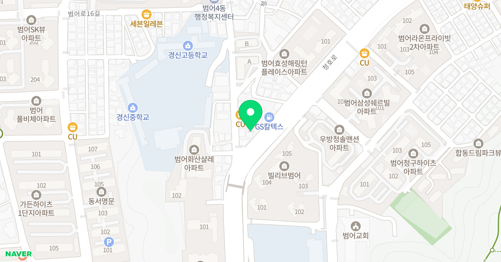 생각하는 과학학원 위치