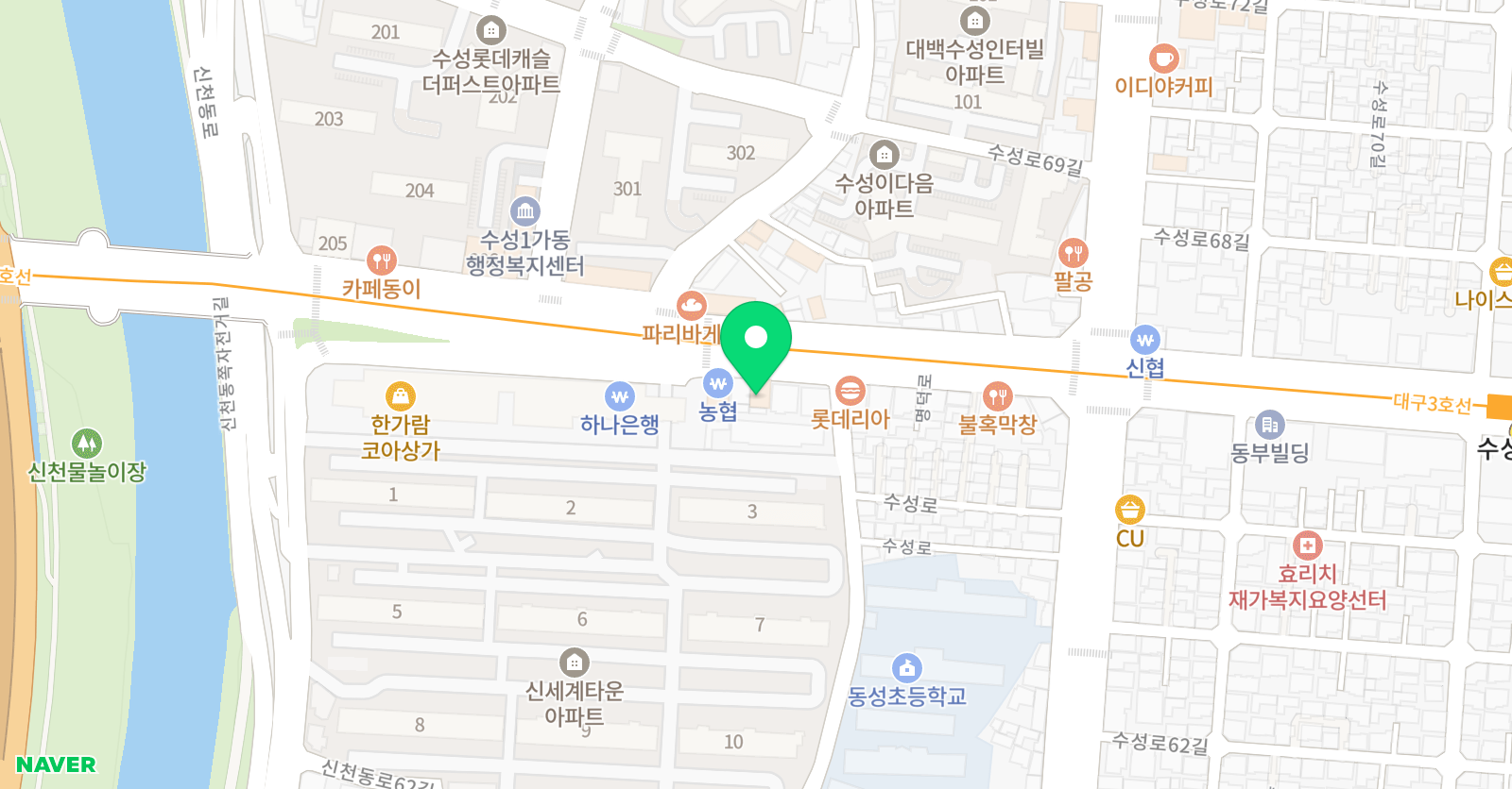 동아웅변 변경필학원 위치
