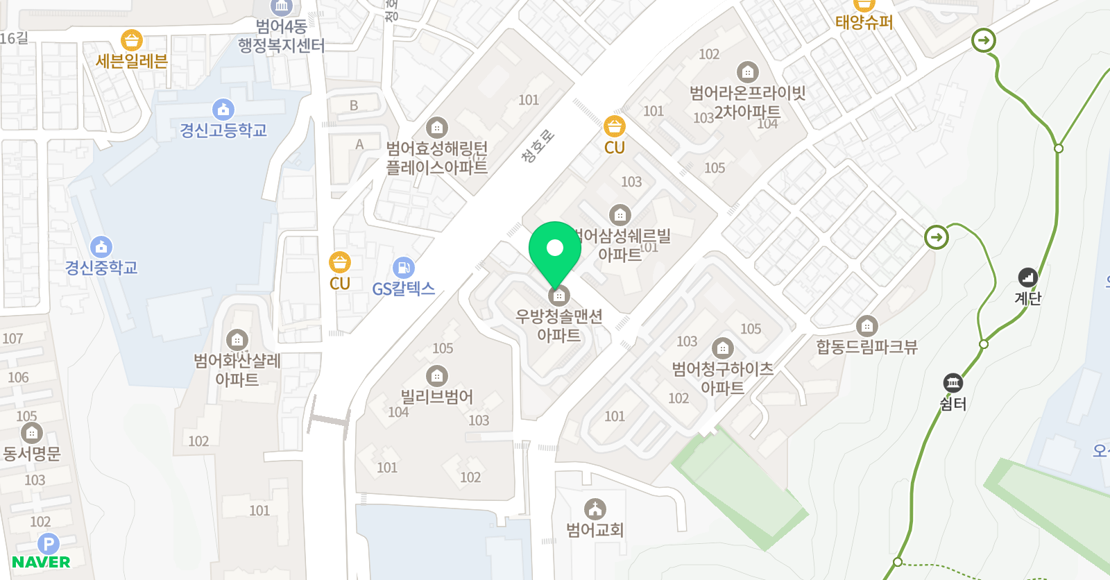 눈높이 수성1 공부방 위치