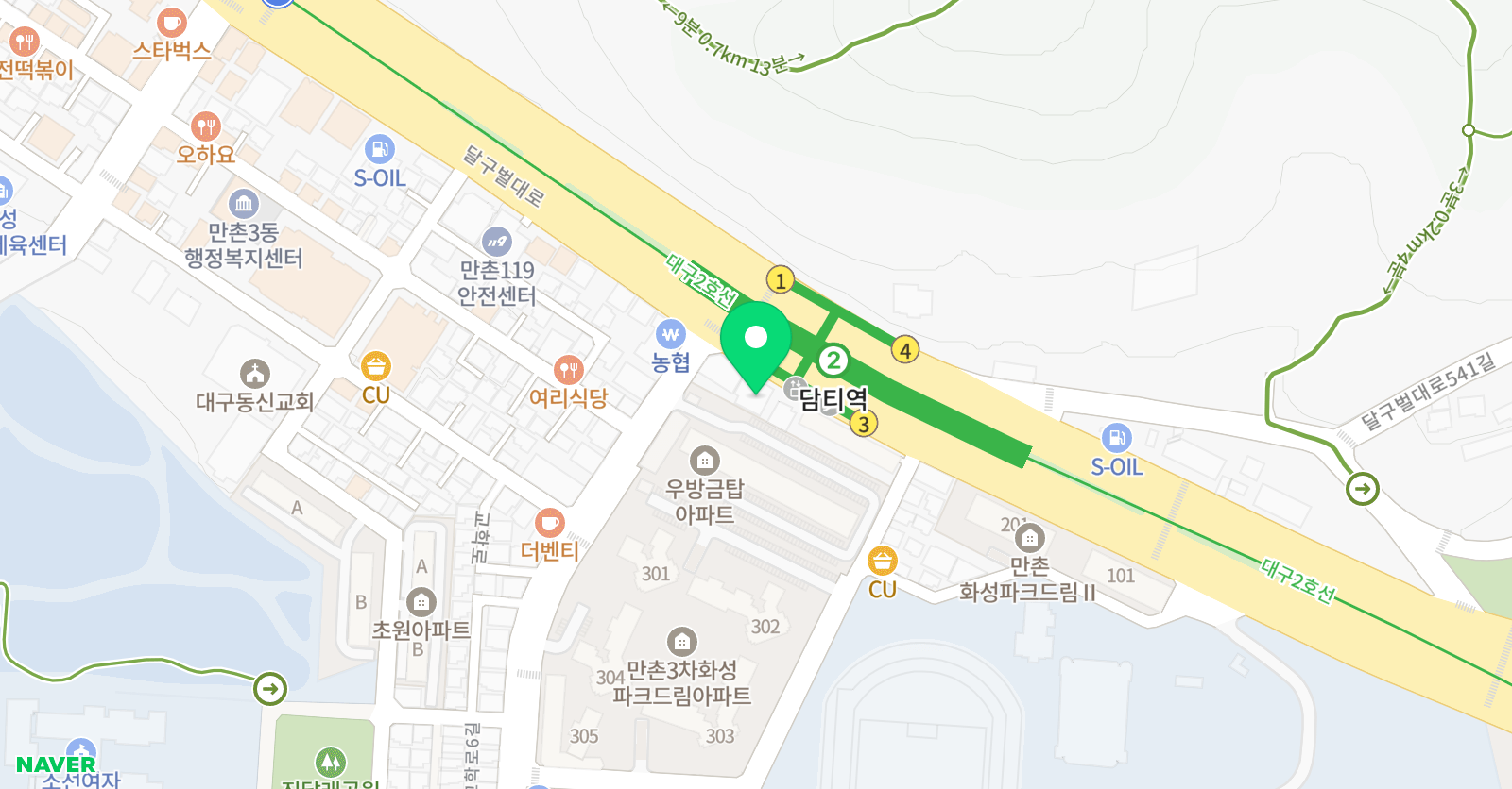 마루 잉글리쉬 아카데미 2관 위치