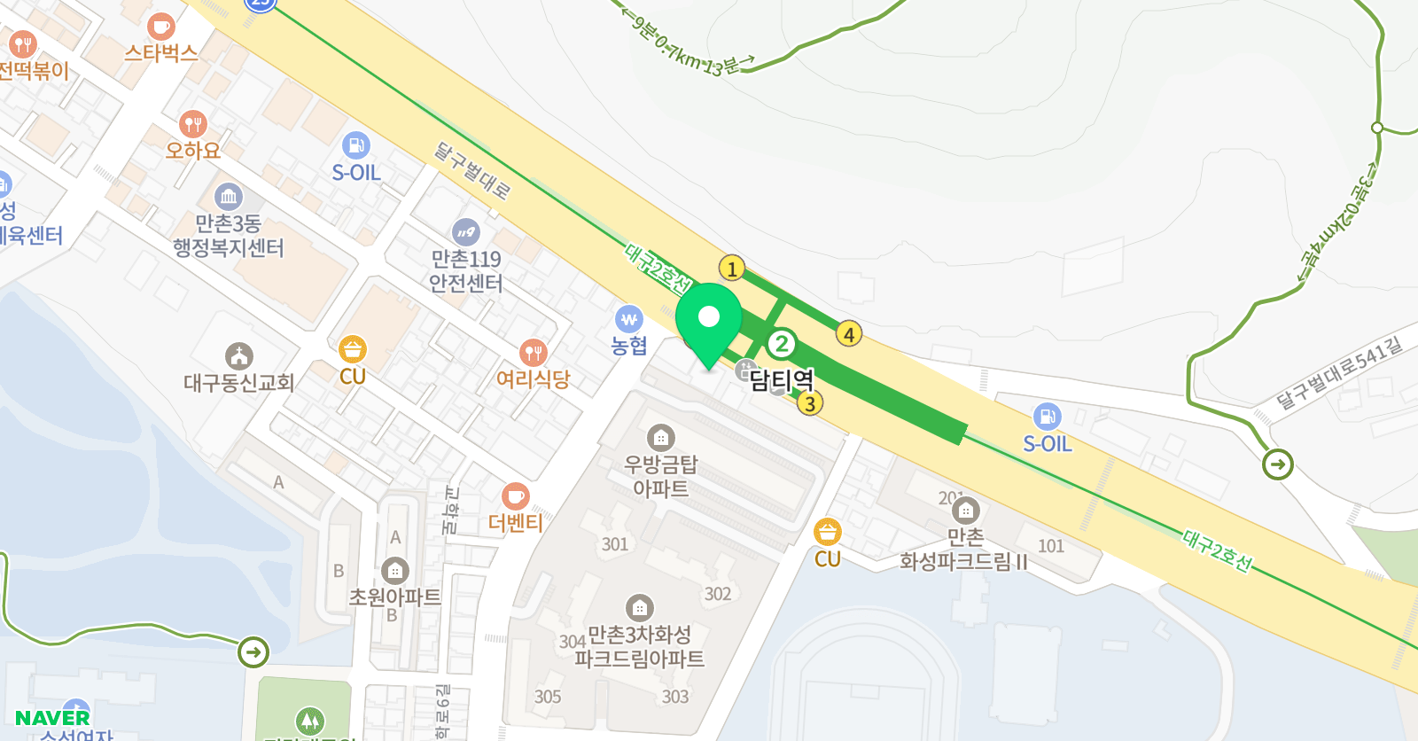 ECM 수학학원 위치