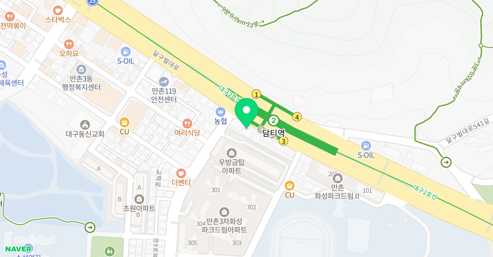 스카이 미술학원 위치